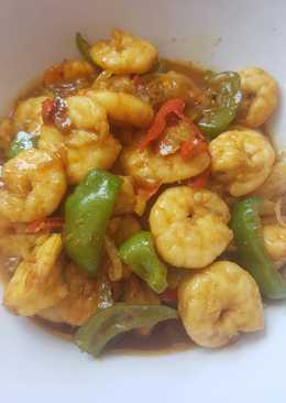 Udang saus tiram cabe gendot