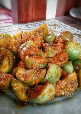 Terong bundar sambal balado
