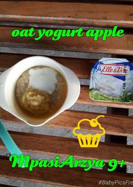 Oat yogurt apple -MPASI 9+