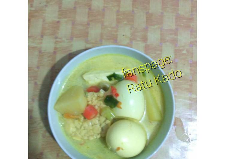 resep Resep Sayur santan kuning spesial untuk 8-10 porsi