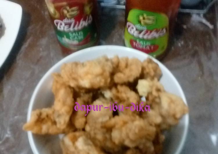 gambar untuk cara membuat Fillet ayam goreng tepung