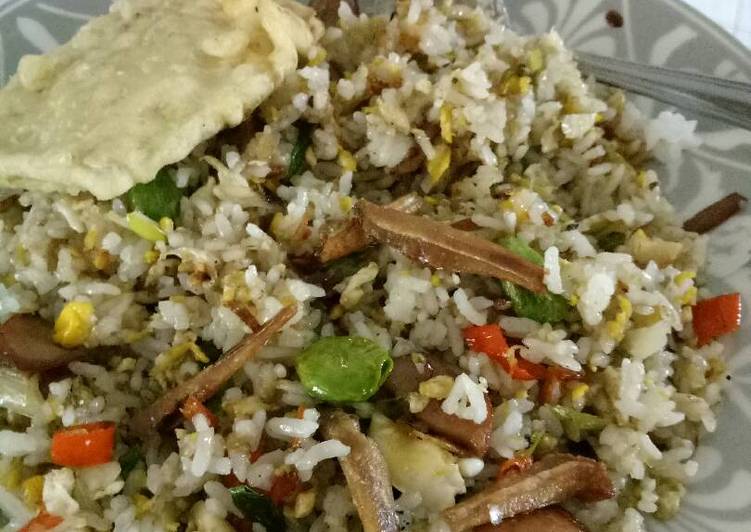 Resep Nasi goreng Teri Pete - Ellin Ullun