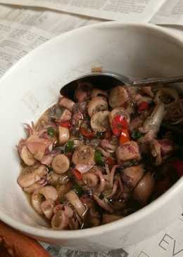 Cumi sotong tumis pedas