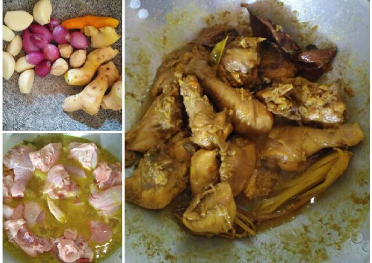 Ayam Ungkep Lengkuas Bumbu Kuning