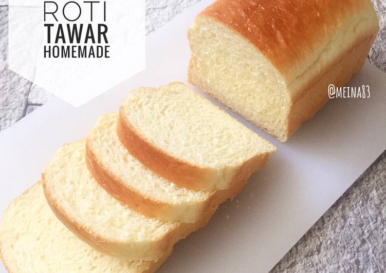 Resep ROTI TAWAR / Japanese Basic Bread (eggless) By Imelda Meina