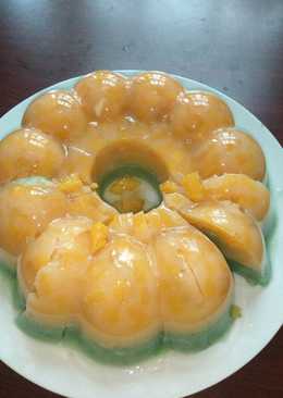 Puding nangka + tape ketan