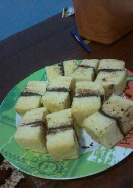 Cheese cake kukus lapis coklat