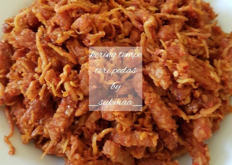 Resep Kering Tempe Teri Pedas Karya sukma asmara