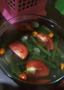 Sayur asem kacang panjang rumahan