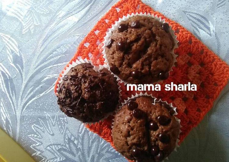 Resep choco banana muffin Dari Sharlayanti