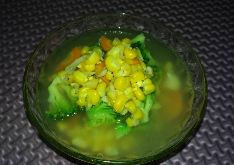 gambar untuk resep makanan Sop jagung brokoli ala miss ayu