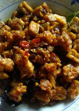 Tempe tahu kecap pedas