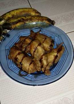 Pisang goreng coklat.