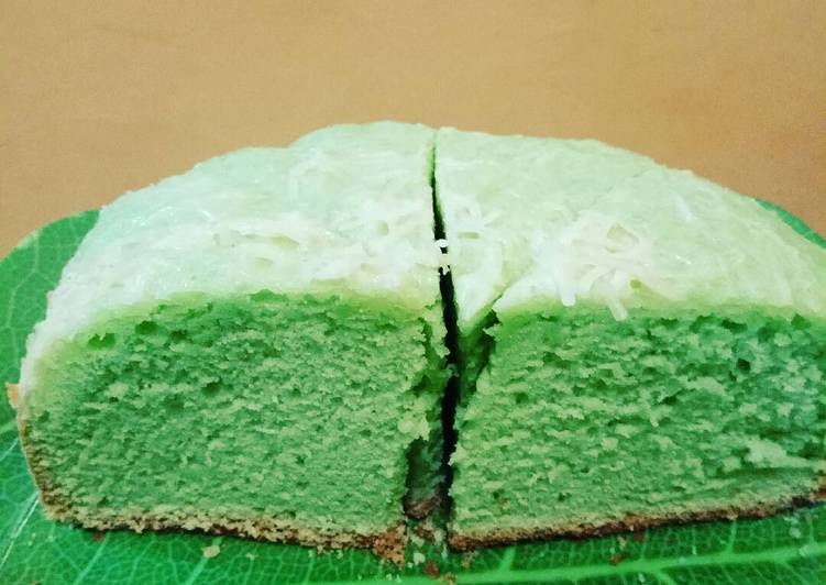 resep Bolu pandan magicom simple