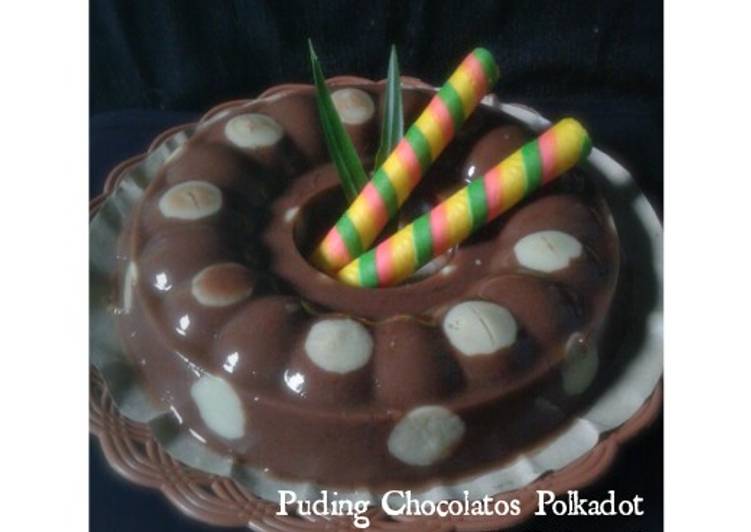 Resep Puding Chocolatos  Polkadot BikinBareng oleh Ifa 