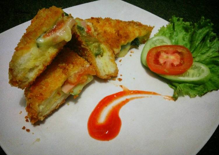 resep Fried Sandwich ala Zhep