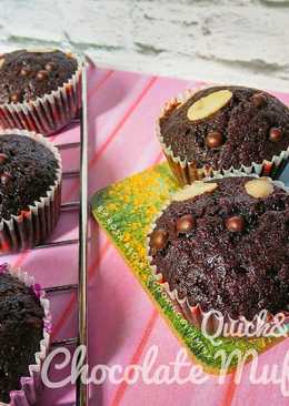 Muffin Coklat Moist - Cepat, Mudah & Irit