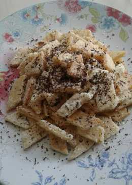 Cemilan simple dari pizza dough ðð¢