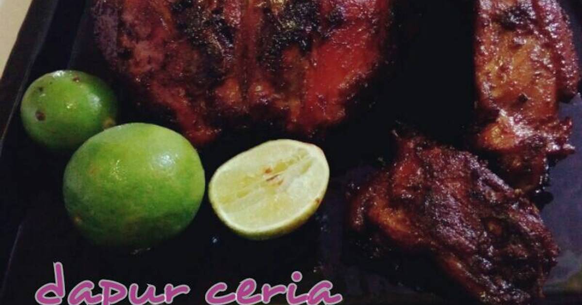 Resep Ayam oven pedas (spicy grilled chicken) ala key_wirawan