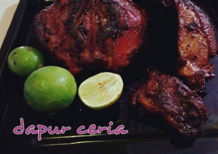 resep Ayam oven pedas (spicy grilled chicken)