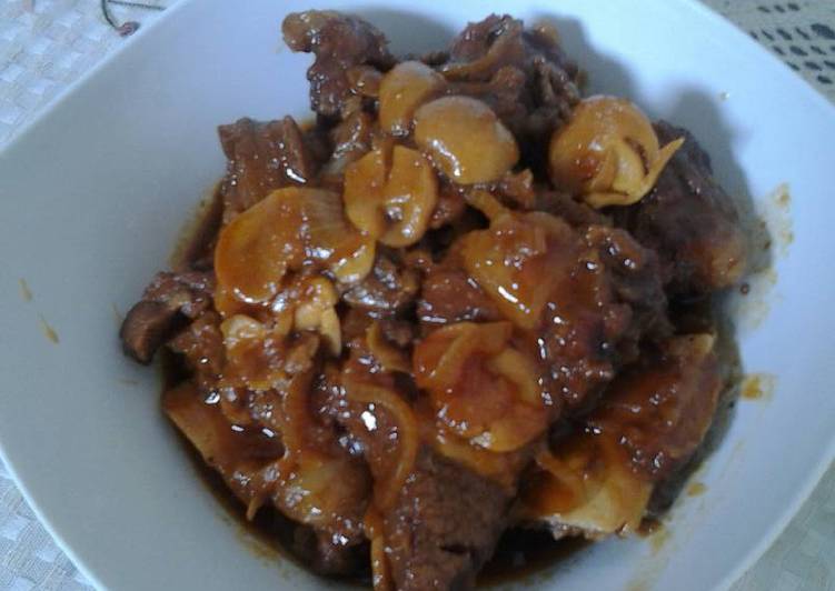 Resep Bistik Jawa (daging dan iga sapi)