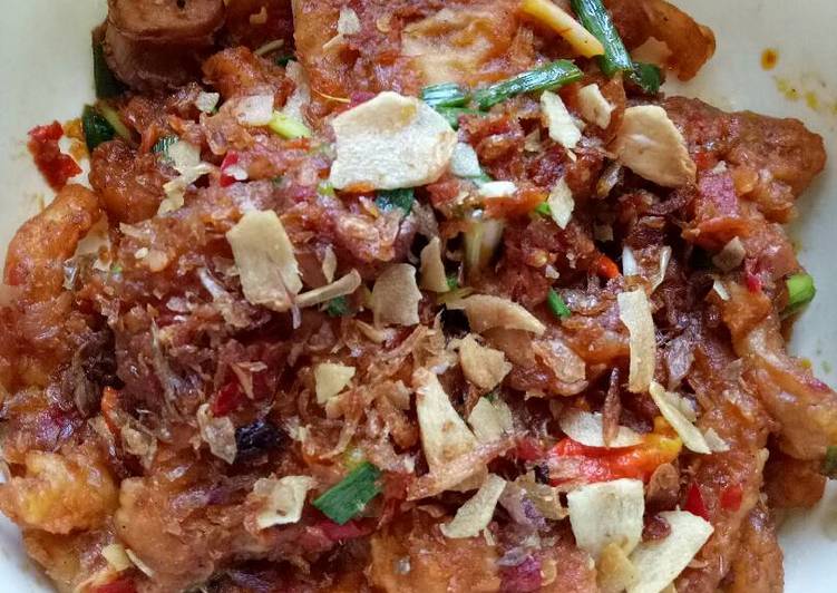 Resep Jamur tiram crispy bumbu pedas Oleh nastasianurafni