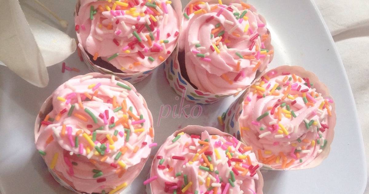 Resep Cup Cake Sweet Rose Kukus