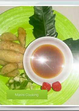 Mpek mpek ikan kue dan kentang rasa istimewað