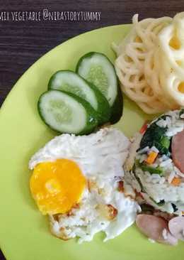 Nasi goreng kencur mix vegetable