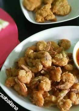 Udang Krispi dan Sambal Bawang ala Bu Rudy