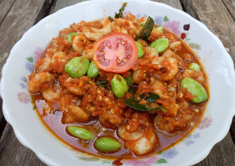 Sambal udang petai