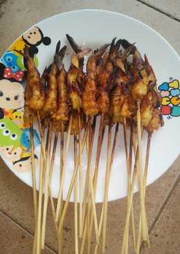 Udang bakar simple (sate udang)