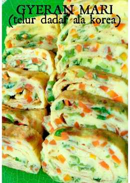 GYERAN MARI (Telur dadar ala Korea)