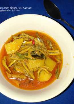 Teri Rebus Asin Tumis Pati Santan