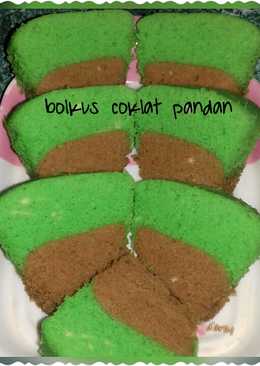 Bolu Kukus Coklat Pandan