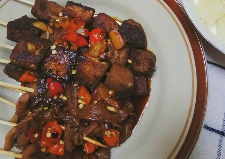 resep makanan Sate Jamur Tiram 5 ribu