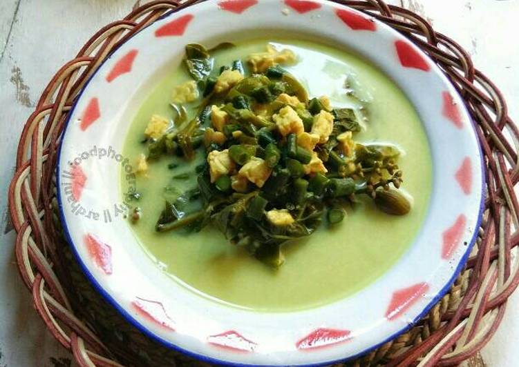 resep makanan Sayur Dong So / Daun Melinjo