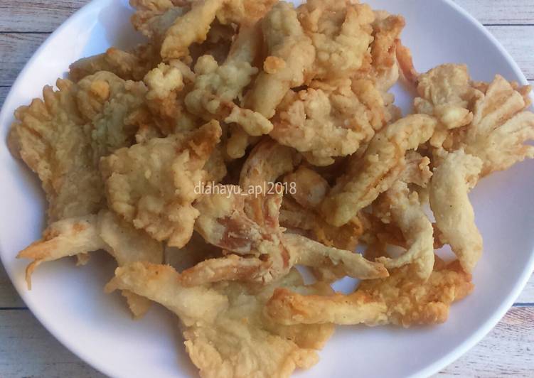 resep masakan Jamur Tiram krispy