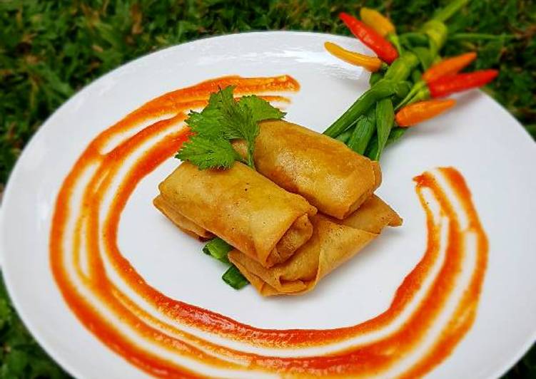 gambar untuk resep makanan Lumpia Goreng Udang