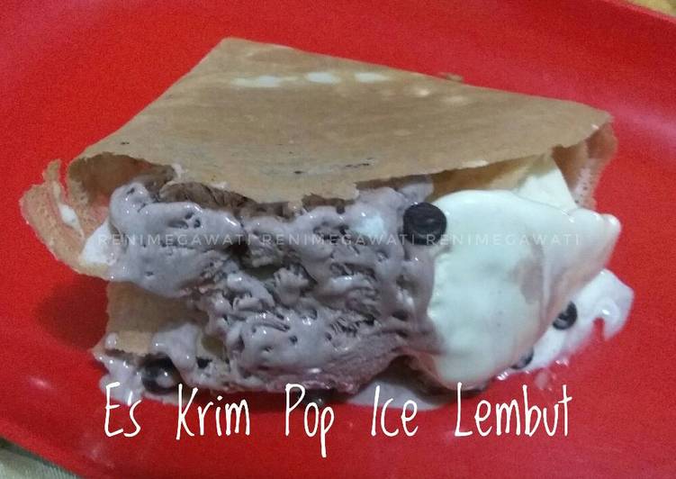 Resep Es Krim Pop Ice Lembut