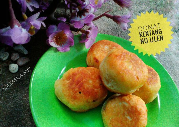 resep lengkap untuk Donat kentang no ulen ????