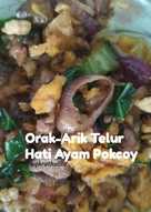 82. Orak-Arik Telur Hati Ayam Pokcoy