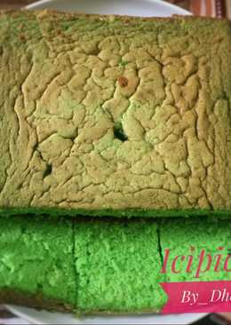 Bolu pandan (Sponge cake)