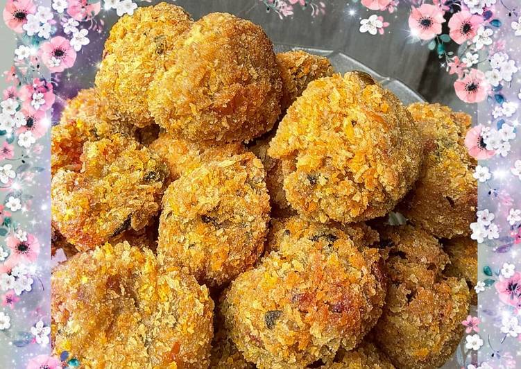 bahan dan cara membuat Kroket kentang ala safirta