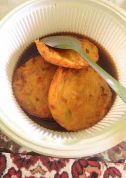 Bakwan sayur kuah manis