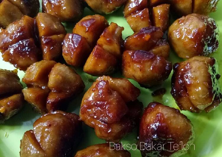 Bakso Bakar Madu pakai teflon