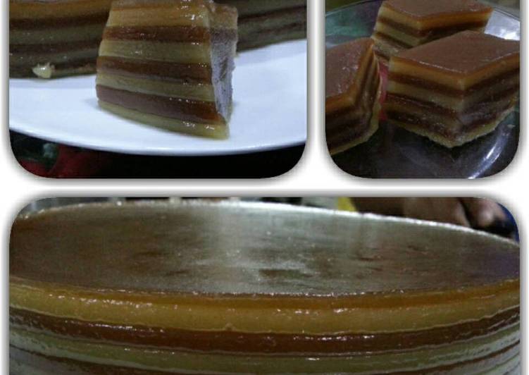 resep lengkap untuk Lapis Sagu Labu Kuning