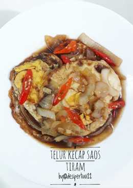 Telur kecap saos tiram