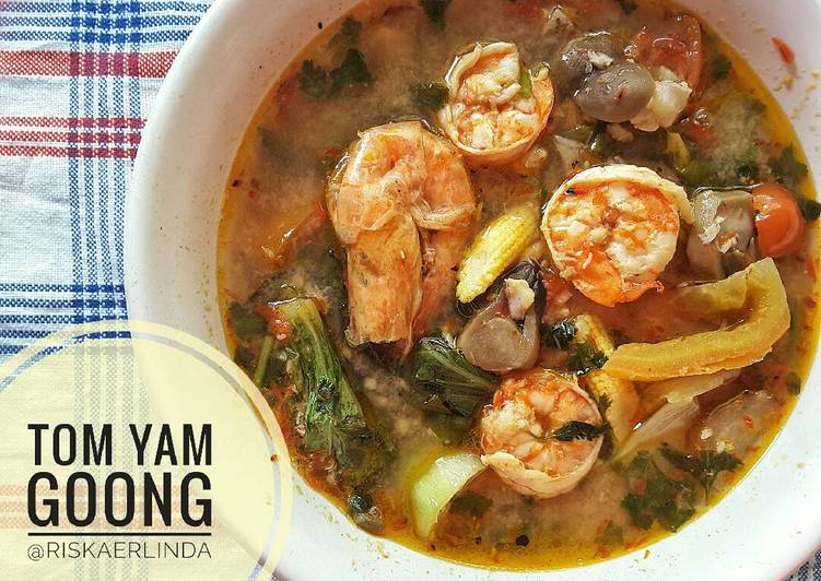 gambar untuk cara membuat Tom Yam Goong