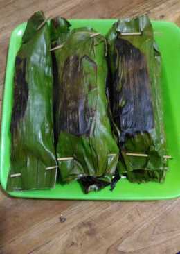 Nasi Bakar Isi ikan pedo